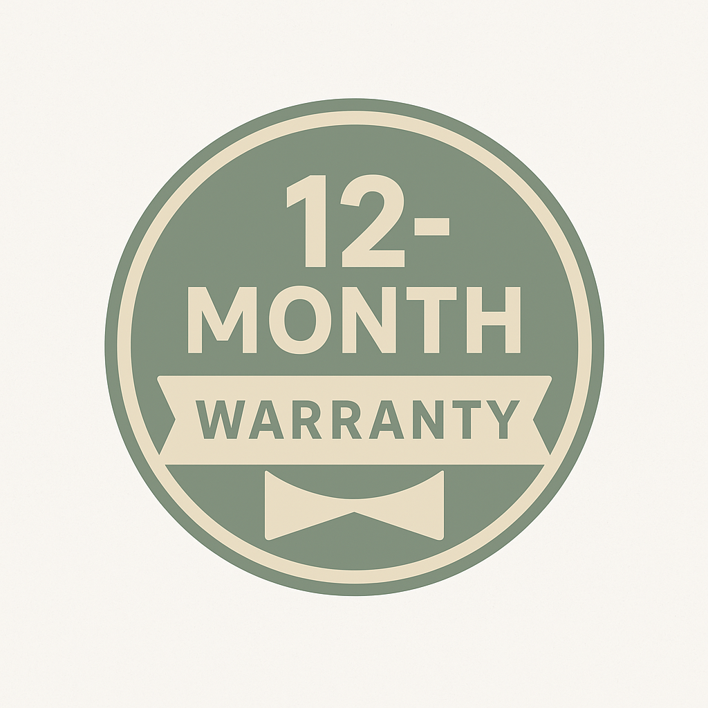 12-Month Warranty