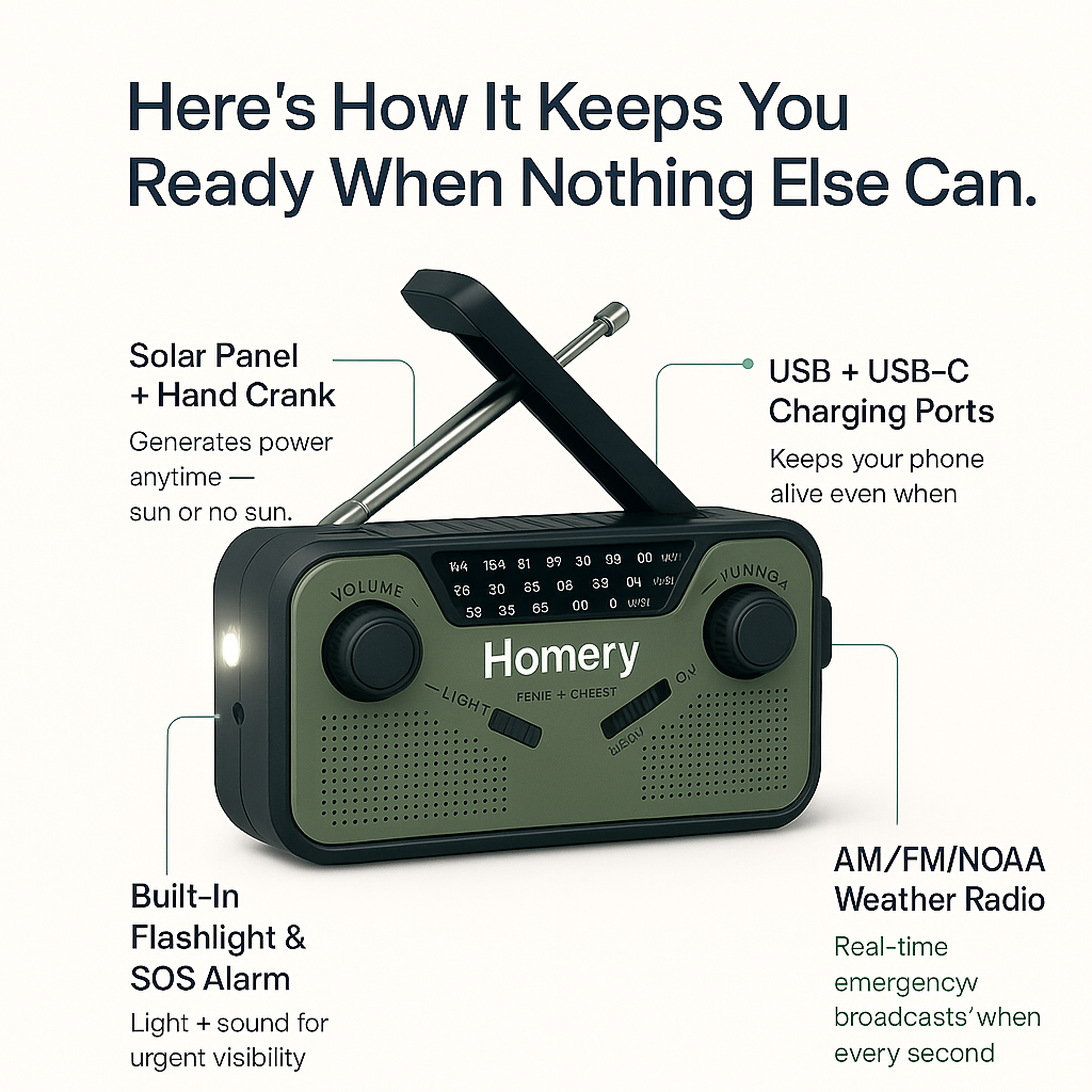 Homery StaySafe Radio
