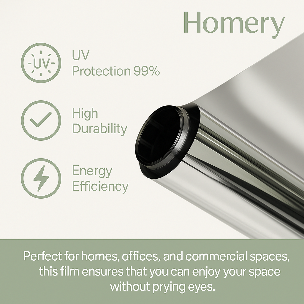 Homery Privacy & Heat Control Window Film