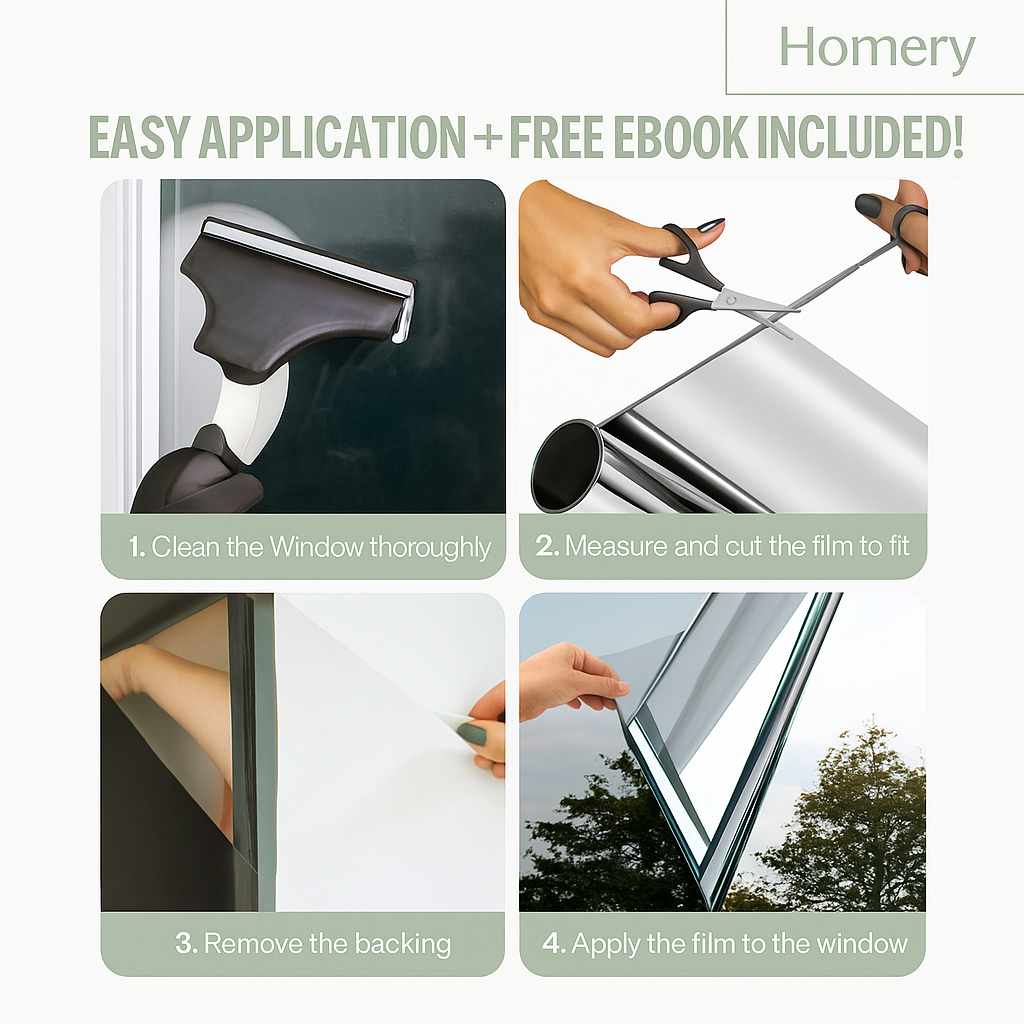 Homery Privacy & Heat Control Window Film