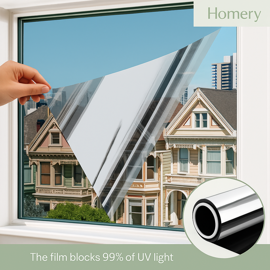 Homery Privacy & Heat Control Window Film